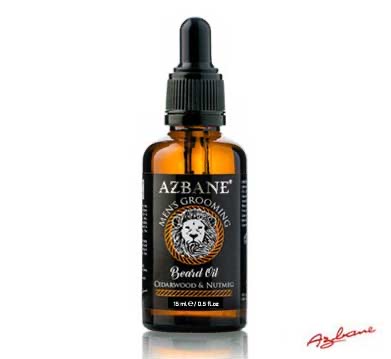 Azbane Cedarwood & Nutmeg Beard Oil 15 ml 